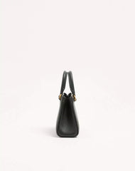 VLogo Signature Mini Bag In Grainy Calfskin