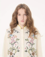 Embroidered Linen Shirt