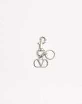 Valentino Garavani VLogo Signature Metal Bag Charm With Key Ring