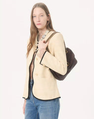 Jacket In Silk Linen Canvas