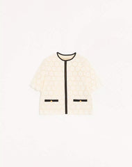 Jacket In Fleurs A Jour Cotton