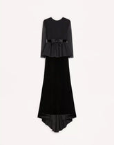 Long Dress In Sablé Velvet
