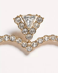 Coeur Royal Earrings In Metal And Swarovski® Crystals