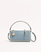 Small Rockstud Grainy Calfskin Crossbody Bag