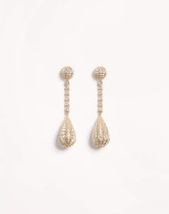 Poetique Des Gouttes Earrings In Metal And Swarovski® Crystals