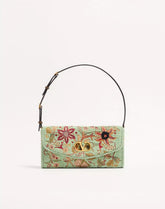Valentino Garavani Devain Embroidered Small Shoulder Bag