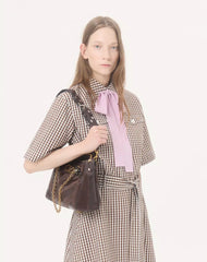 Short Dress In Vichy Cotton