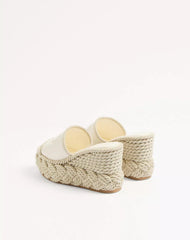 VLogo Torchon Wedge Slide In Nappa 100Mm