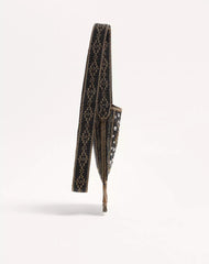 Valentino Garavani Nellcôte Small Embroidered Shoulder Bag With Fringes