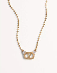 Ovalette Necklace In Metal And Swarovski® Crystals