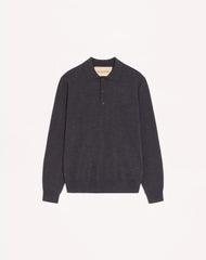 Valentino Wool Polo With VLogo Embroidery
