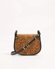 Valentino Garavani Flâneuse Small Shoulder Bag in Pony-Effect Calfskin with Animalier Print