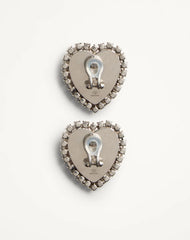 Coeur Hyperbole Earrings In Metal, Resin And Swarovski® Crystals