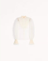 Embroidered Organza Shirt
