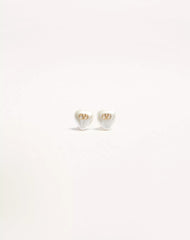 Vlogo Signature Metal And Pearl Earrings