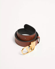 VLogo Signature Reversible Shiny Calfskin Belt - 30Mm / 1.2 In.