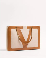 Valentino Garavani Viva Superstar Large Canvas Shopping Bag