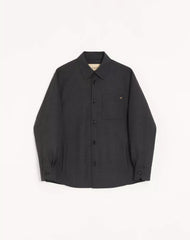 Valentino Shirt Jacket In Nylon Gabardine With Vgold