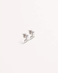 Vlogo Signature Earrings In Metal And Swarovski® Crystals