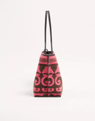 Valentino Garavani Medium Shopping Bag In Terry Cloth