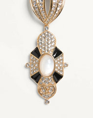 Pas Plus Earrings In Metal, Resin, Enamel And Swarovski® Crystals