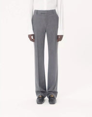 Valentino Wool Pinstripe Trousers