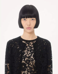 Lace And Cotton Cardigan