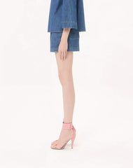 Denim Chambray Shorts