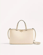 Valentino Garavani Rockstud Small Shopping Bag In Grainy Calfskin