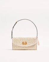 Valentino Garavani Devain Small Shoulder Bag With Pearls And Rhinestones