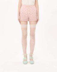 Sangallo Shorts With Fleur A Jours Daisy Pattern