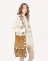 Embroidered Linen Shirt