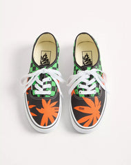 Valentino Garavani And Vans Low-Top Fabric Trainer With VLogo Checkerboard Print And Tropical Leaves Print