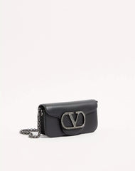 Valentino Garavani Locò Small Shoulder Bag with Jewel Logo