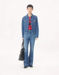 Valentino Denim Jacket With Vgold
