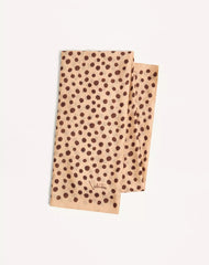Dalmata Plus De Pois Polka Dot Headband In Cotton And Silk