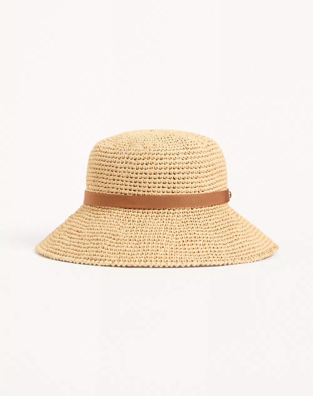 VLogo Signature Foldable Straw Bucket Hat