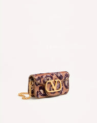Valentino Garavani LocÃ² Small Embroidered Animalier Shoulder Bag