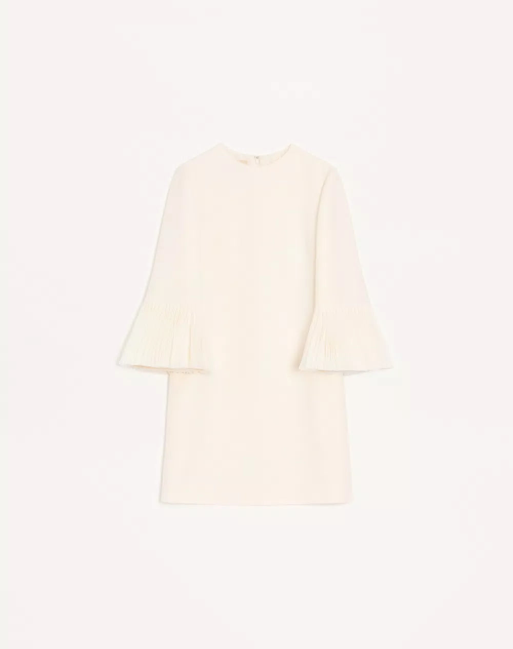 Embroidered Crepe Couture Short Dress