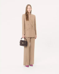 Valentino Garavani Rockstud Spike Medium Suede Bag