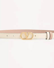 VLogo Signature Reversible Shiny Calfskin Belt - 20Mm / 1.2 In.