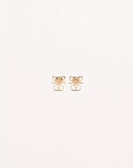 Vlogo Signature Metal Earrings