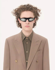 Valentino Double-Breasted Jacket In NattÃ© Wool