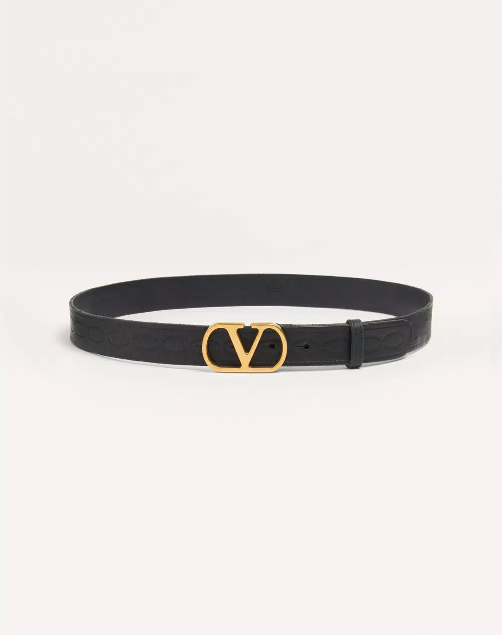 VLogo Signature Calfskin Belt 30 Mm