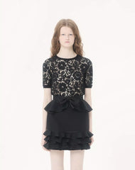 Cotton And Lace Top