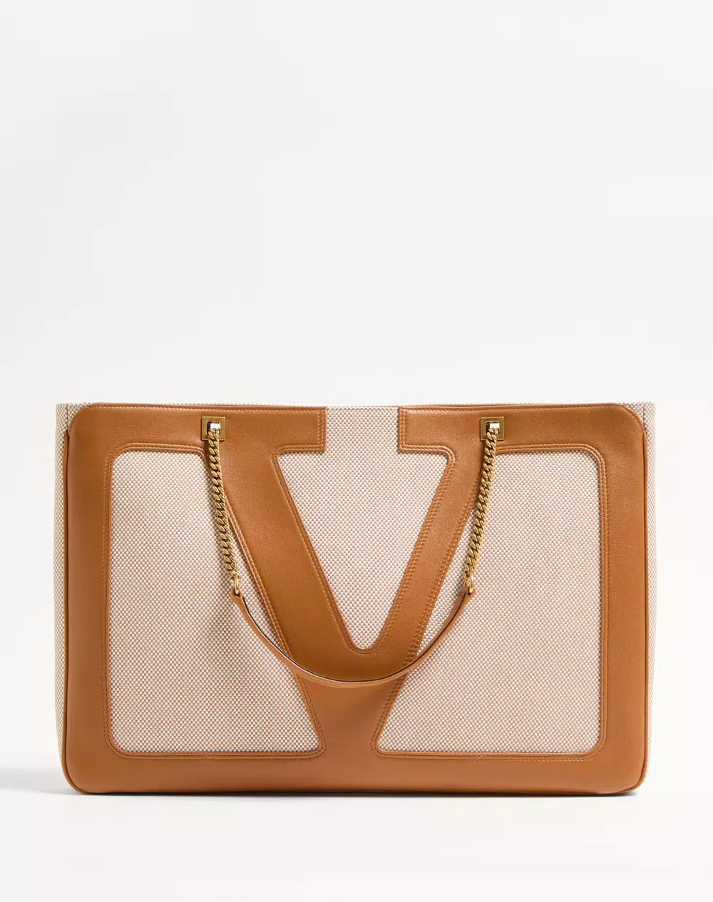 Valentino Garavani Viva Superstar Large Canvas Shopping Bag
