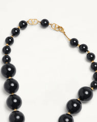 Valentino Coeur Royal Necklace In Metal, Resin, Enamel And SwarovskiÂ® Crystals