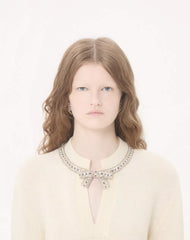 Embroidered Wool Jumper