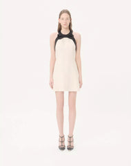 Crepe Couture Short Dress