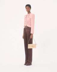 Valentino Garavani Devain Small Shoulder Bag In Laminated Nappa Leather